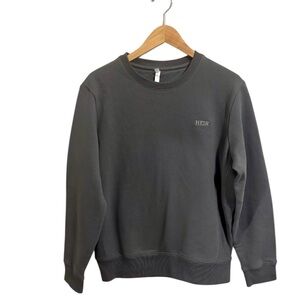 Heir Organic Cotton Blend Grey Sweatshirt